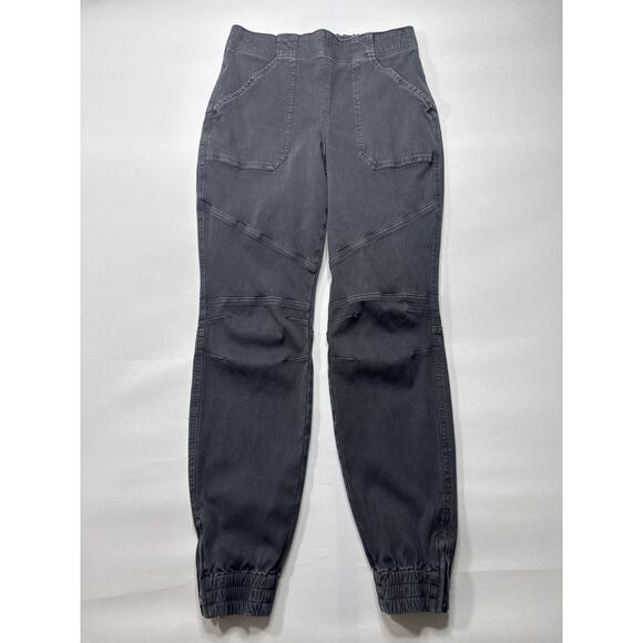 SPANX Pants - Spanx Women's Dark Gray Ankle Zip Cargo Jogger Pants - Size M (27x28.5)